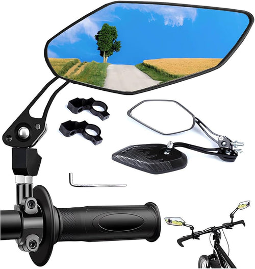 Adjustable Bike Mirror – Wide Angle Rear View