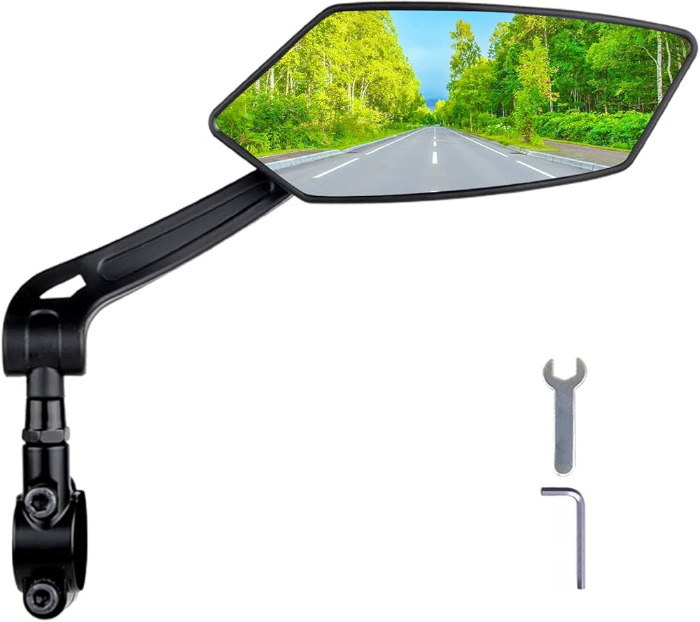 Adjustable Bike Mirror – Wide Angle Rear View